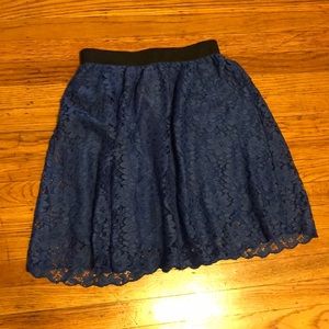 Blue Lace H&M Skirt